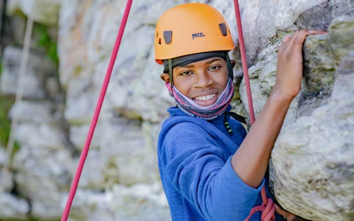 rock climbing camp for teens in baltimore